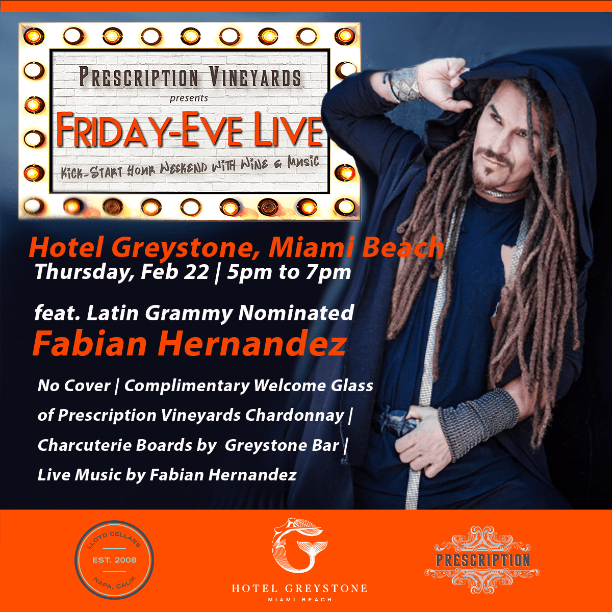 'Friday-Eve Live' at Hotel Greystone, Miami Beach