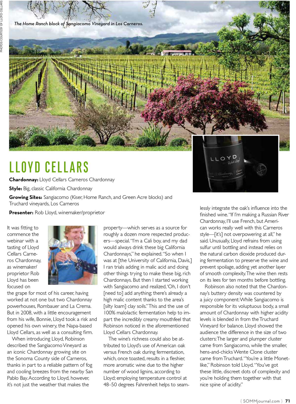Somm Journal article page
